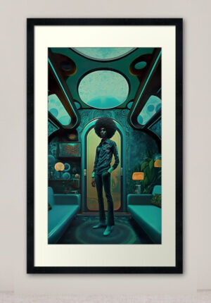 12 x 18 Framed Green Room 2