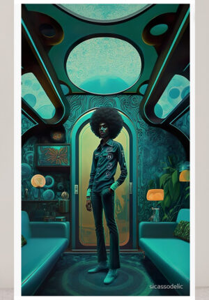 11 x 17 Print Green Room 2
