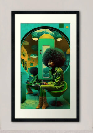 12 x 18 Framed Green Room 3