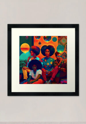 16 x 16 The Culture Framed Art Print
